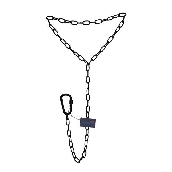 Chain dog shop seat belt